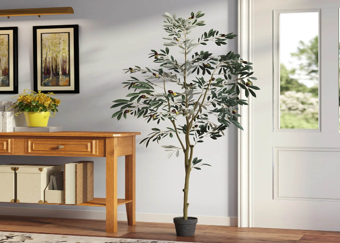 Alcott Hill Artificial Olive Tree