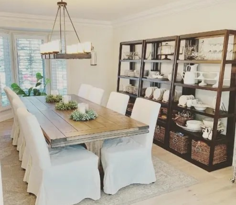 Ballet White in Dining Room