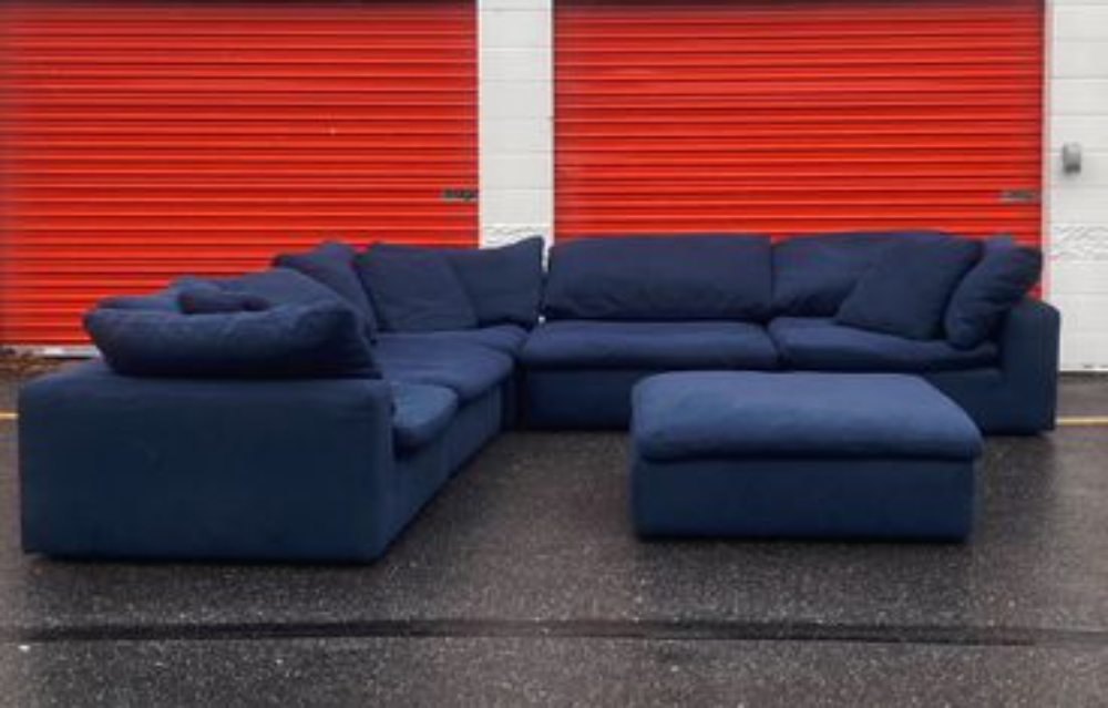 Bob's Furniture Dream Navy Modular Sectional