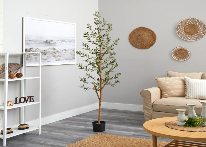 Charlton Home Artificial Olive Tree