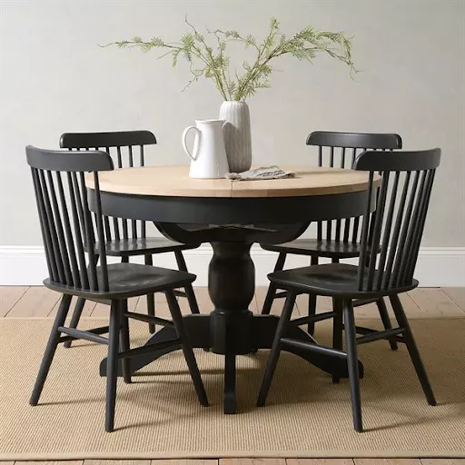 Chester Charcoal Extendable Dining Table