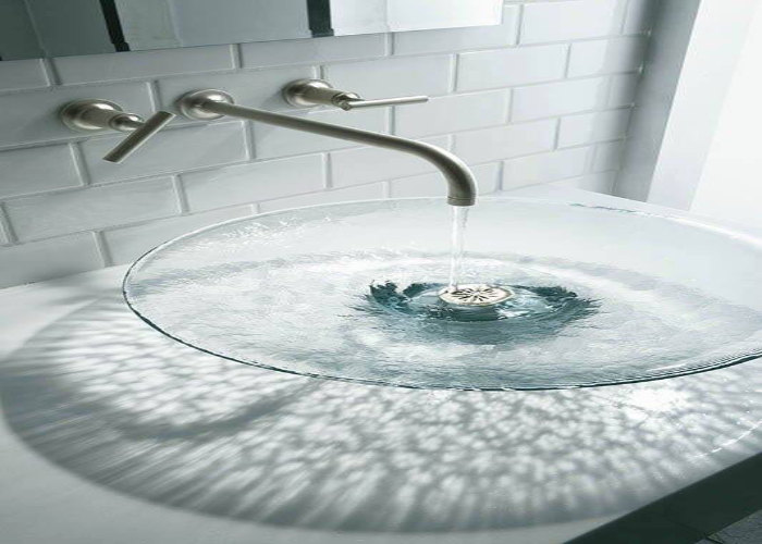 Clear Glass Sink