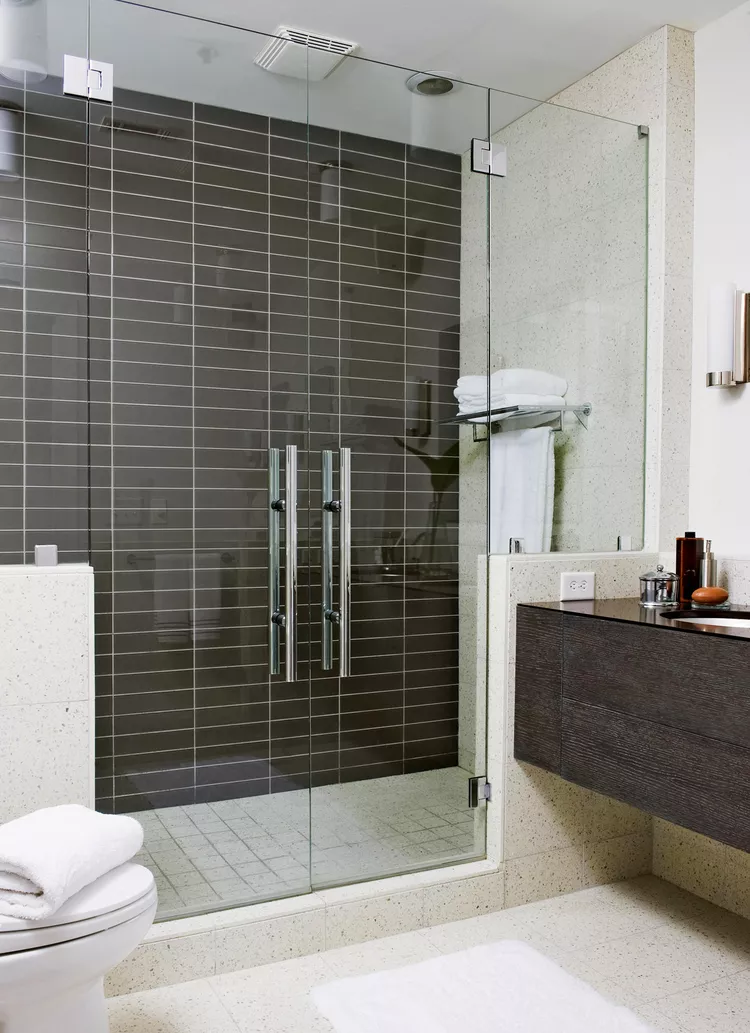 Contemporary Walk-In Shower