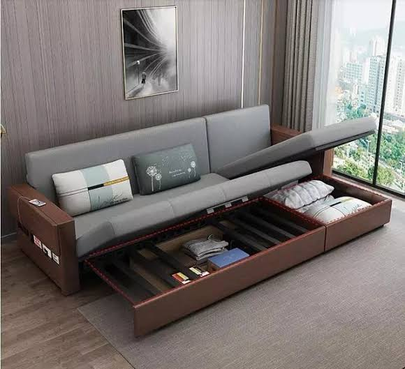Convertible Sofa with Storage
