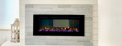 Different-Shaped Shiplap Fireplace Idea
