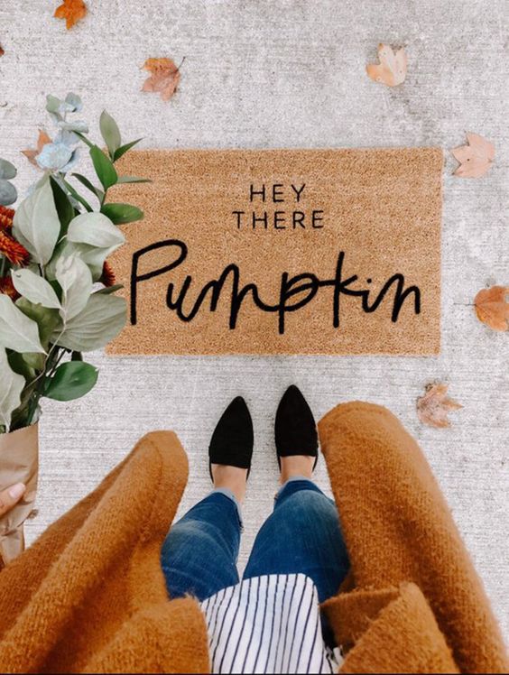 Fall Themed Door Mat