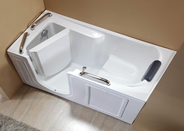 Freestanding Walk-In Bathtub