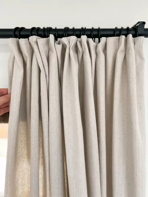 Hang the Curtains and Adjust the Pleats .jpg