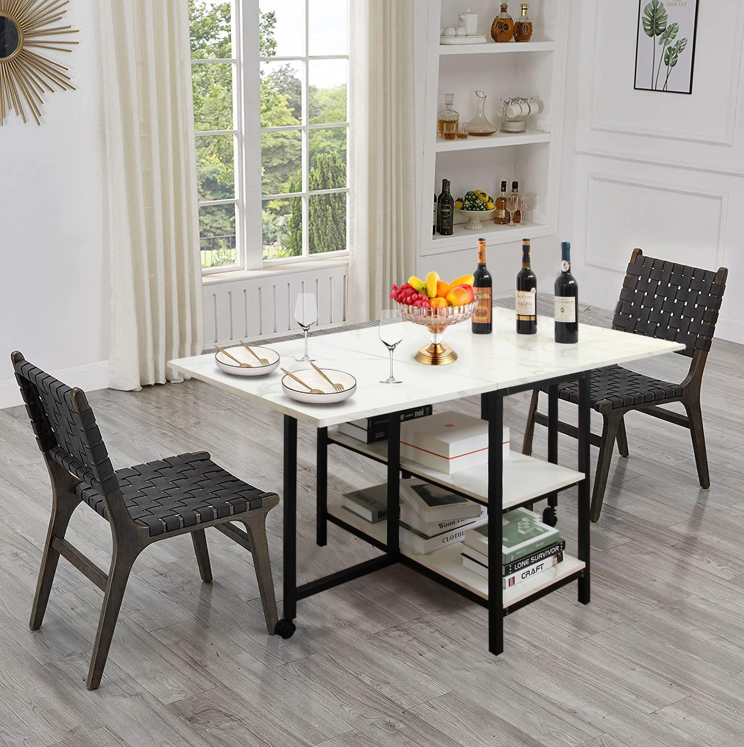 Mobile Folding Dining Table