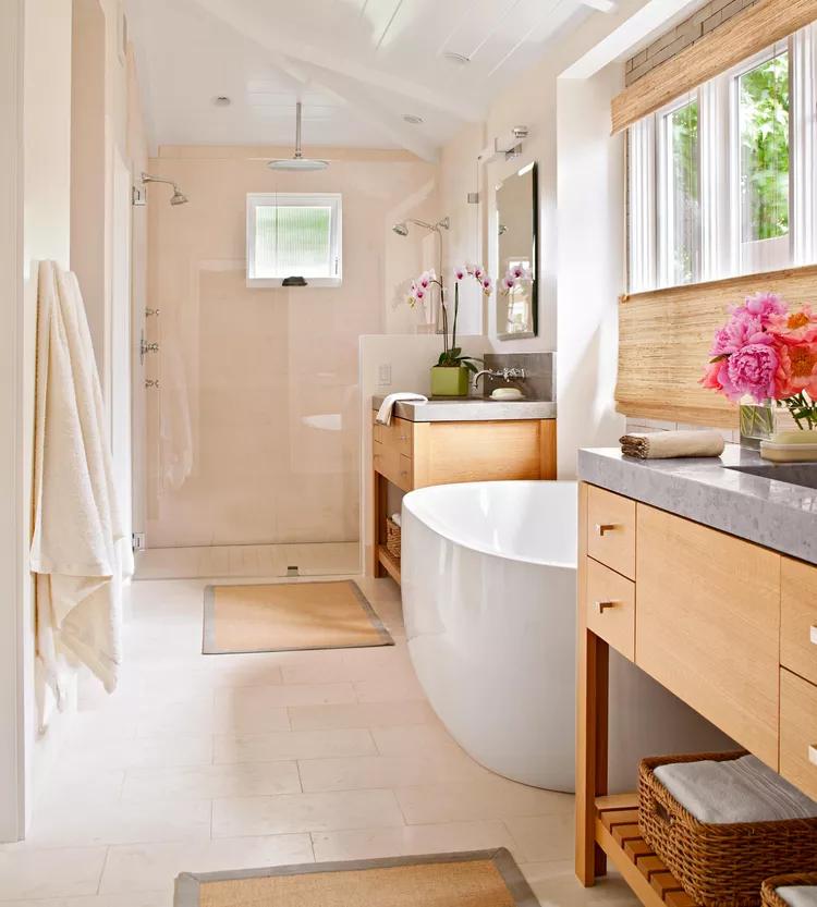 Nature Inspired Walk-In Shower