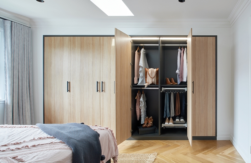 Polished Wooden Closet