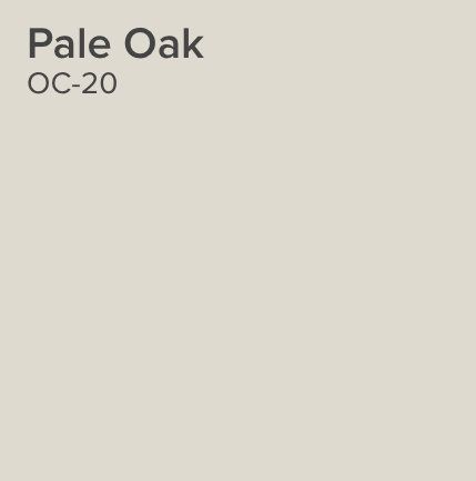 SW Antique White VS BM Pale Oak