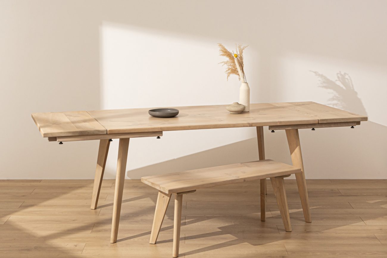 Scandinavian Extendable Dining Table