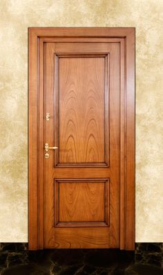 Solid Wood Bathroom Door