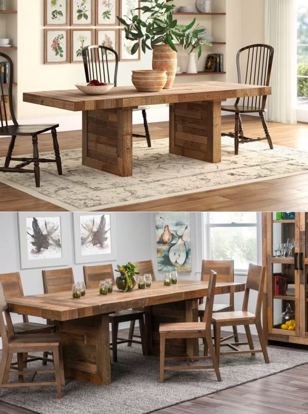 Solid Wood Extendable Dining Table