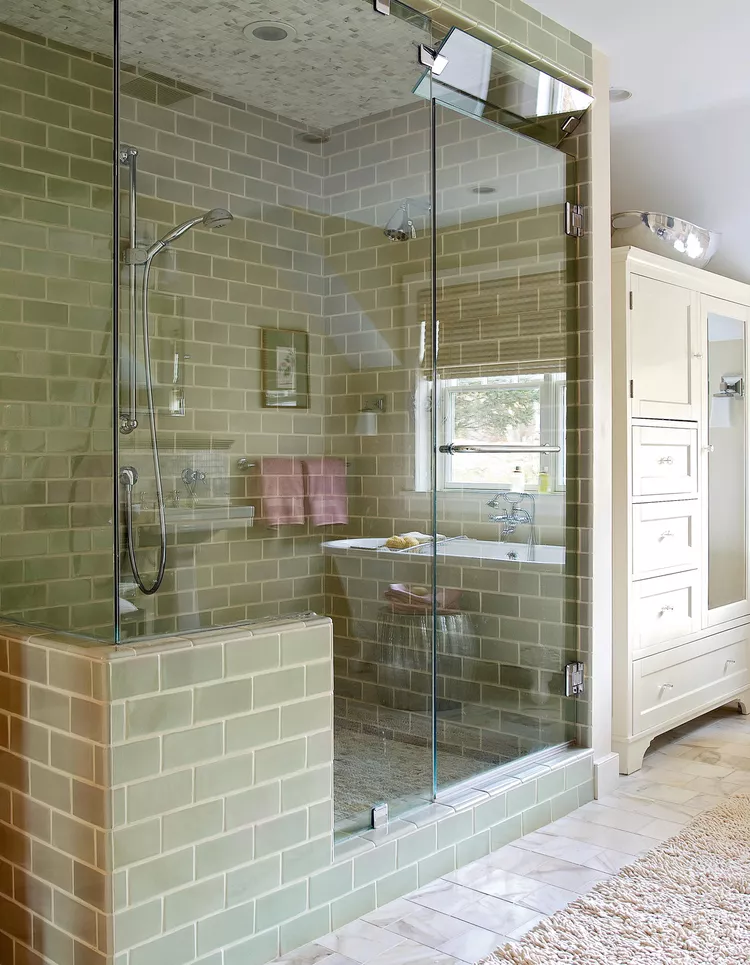 Steam Room and Walk-In Shower