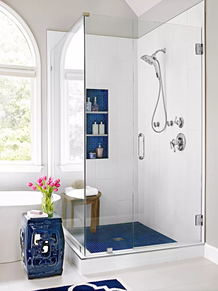 Traditional Style Walk-In Shower