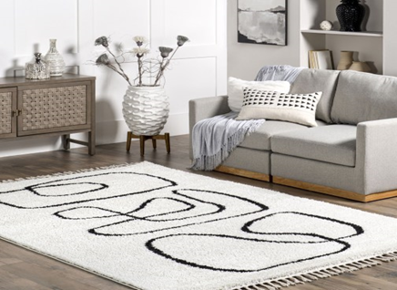 Use Textured Rugs