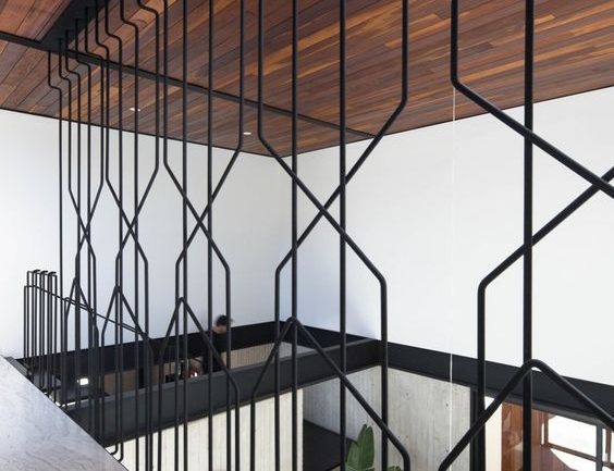 Use Vertical Metal Railing