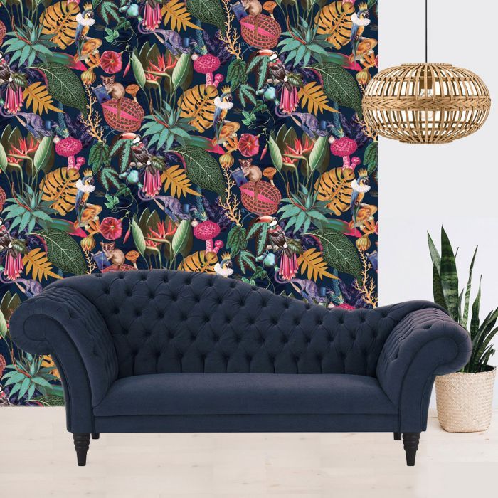 Wallpapers to Complement Your Blue Couch