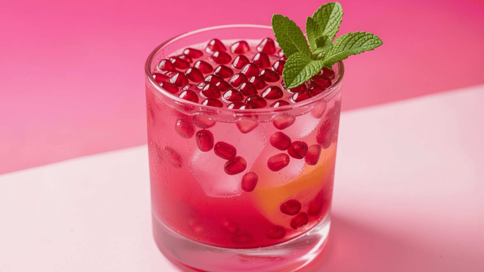 refreshing and delicious pomegranate lemonade cocktail for summers